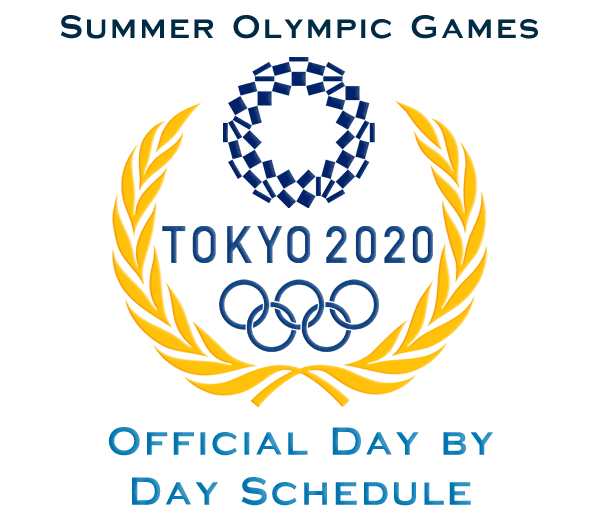 Summer Olympic Games 2020 Official Day By Day Schedule Summer Olympic Games 2020 Totallympics