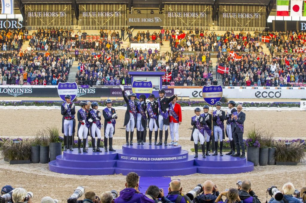 Denmark is the World Team Dressage Champion, six other quotas for Paris